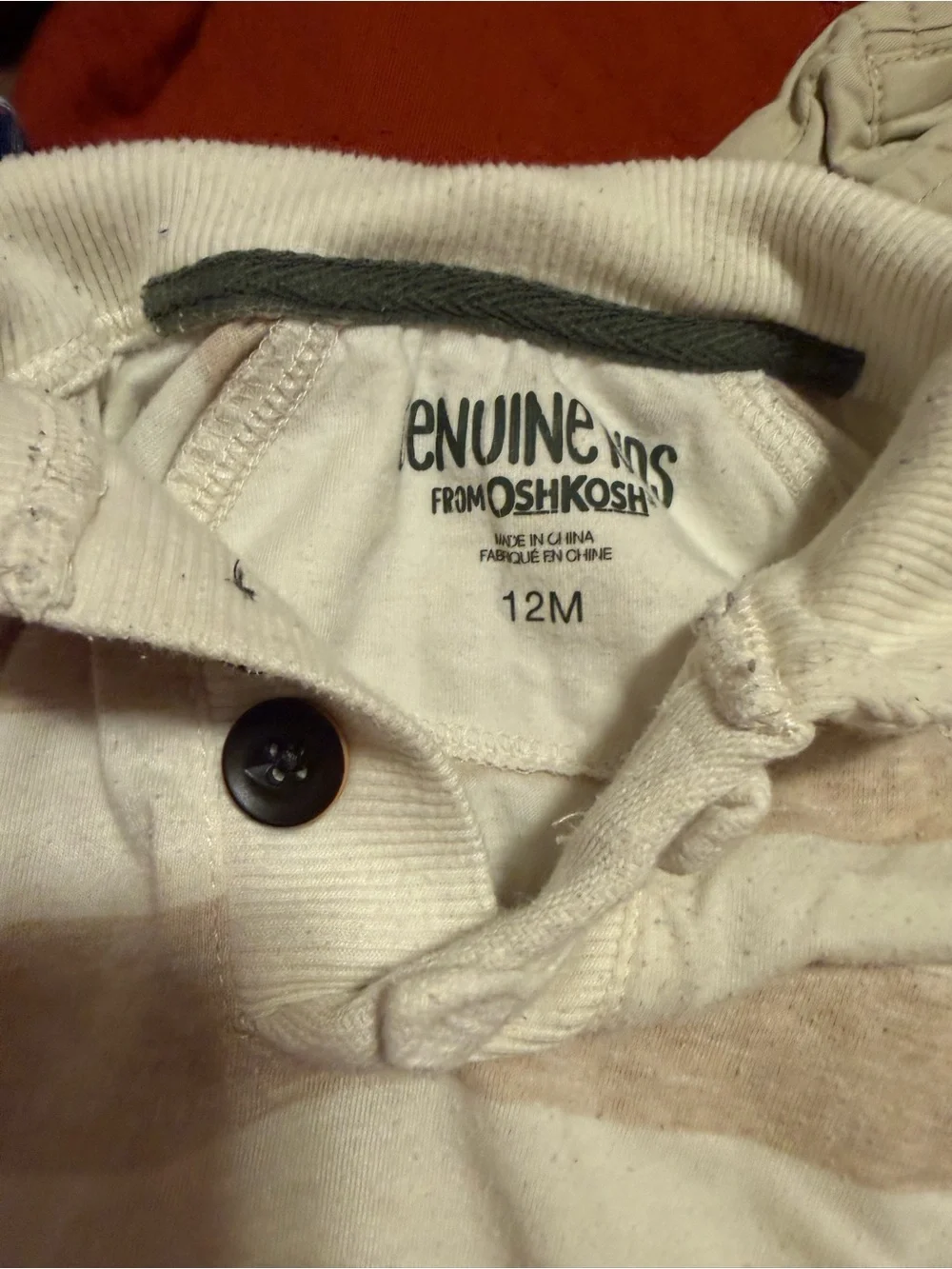 Lot of 6 piece baby clothes 12 months various brands in good condition